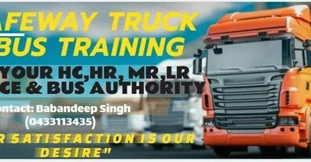 Heavy rigid truck — HR licence training at Safeway