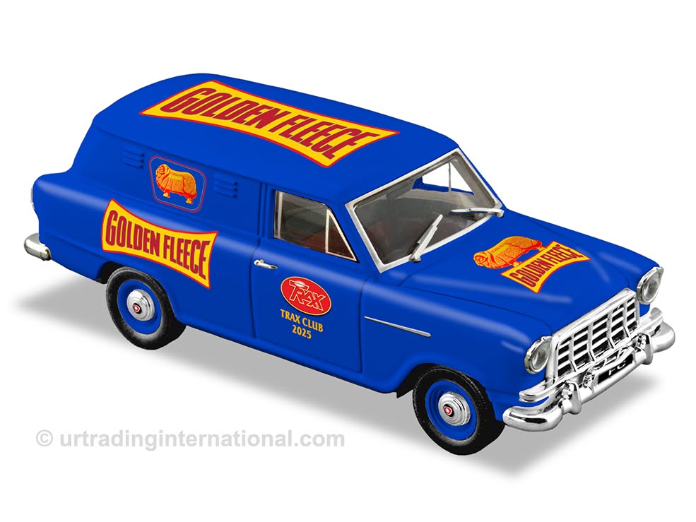 Trax Club 2025 Golden Fleece blue Holden FJ panel van limited edition die-cast model