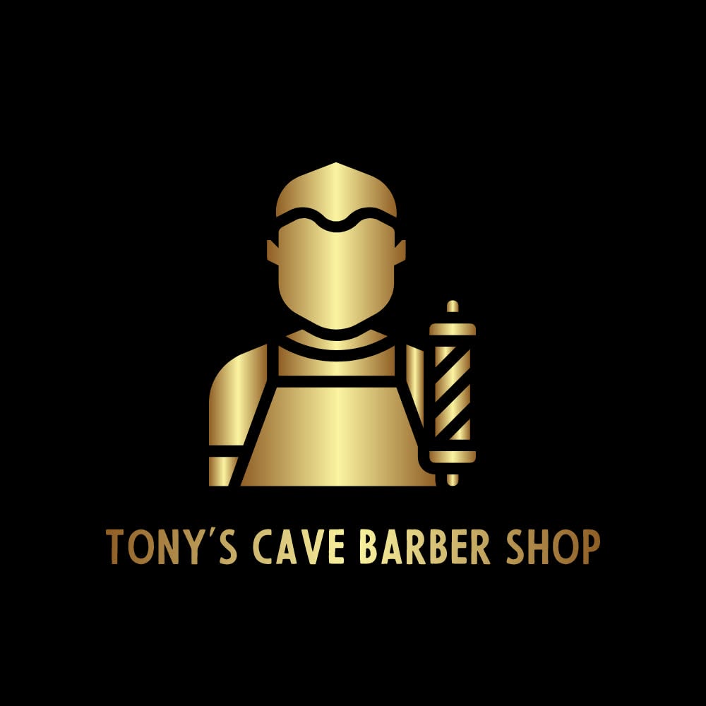 Tony's Cave Barber Shop logo