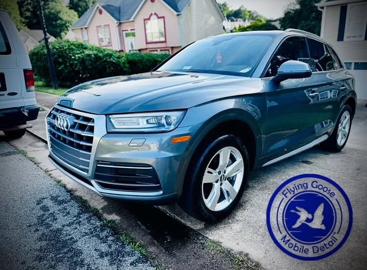 Audi Q5 SUV with a flawless detail finish