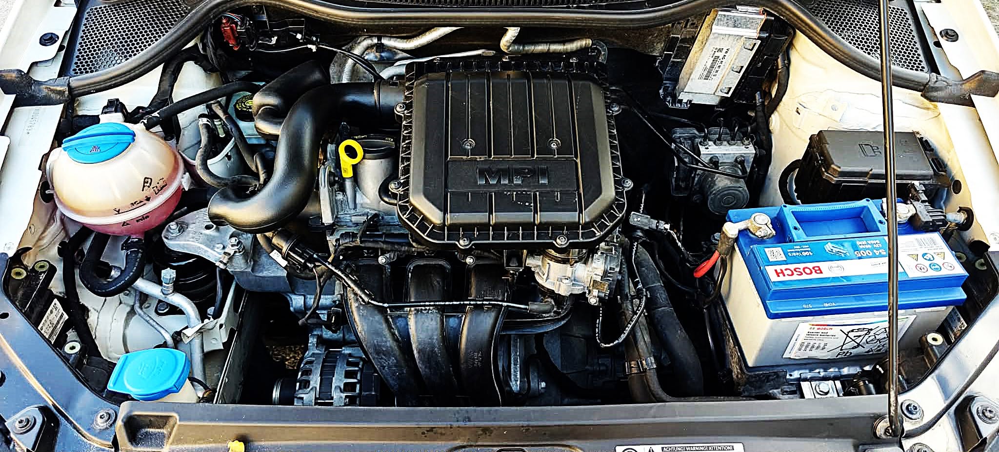 Clean VW engine bay representing quality used vehicles at J M Motors
