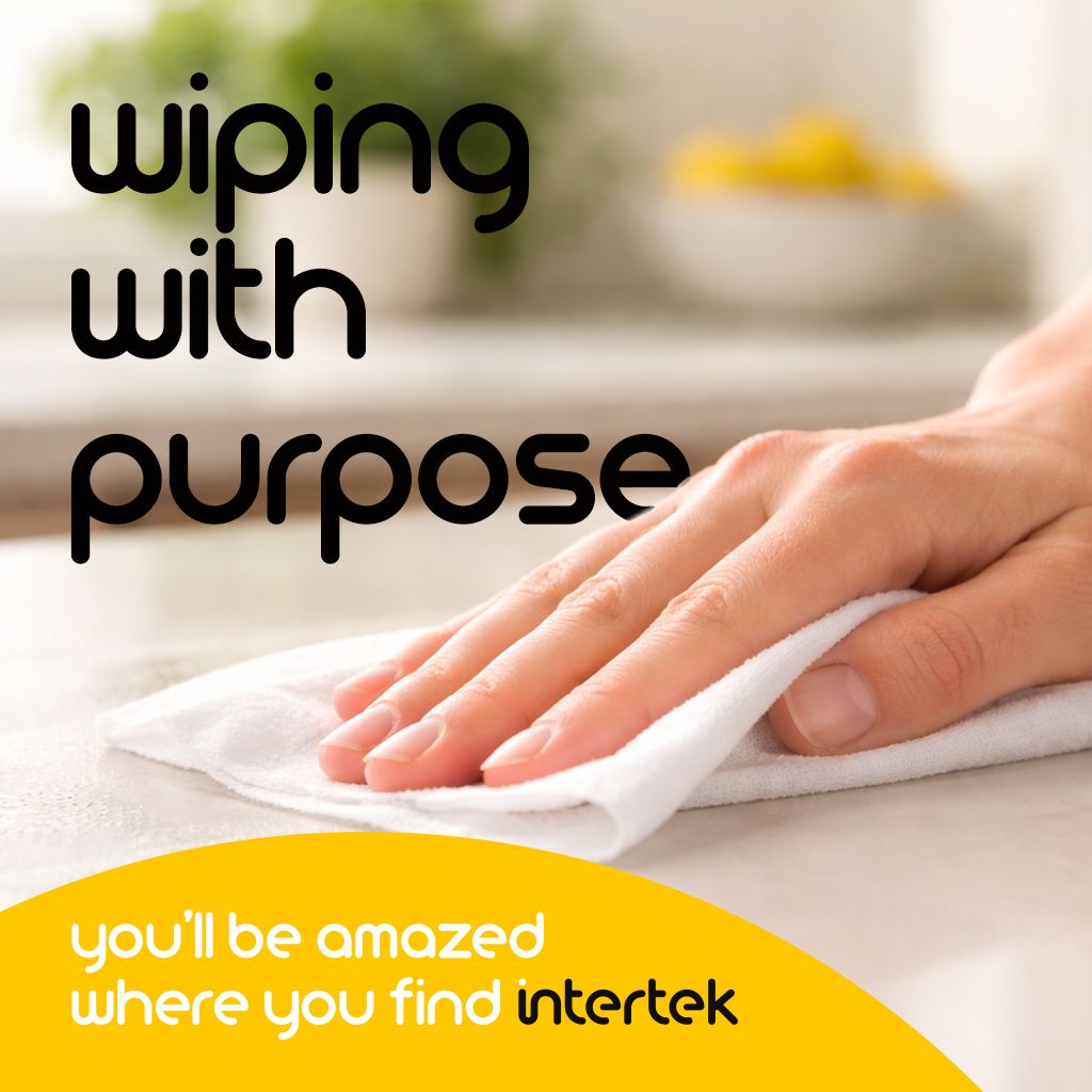 Quality assurance and cleanliness testing – Intertek wipes with purpose
