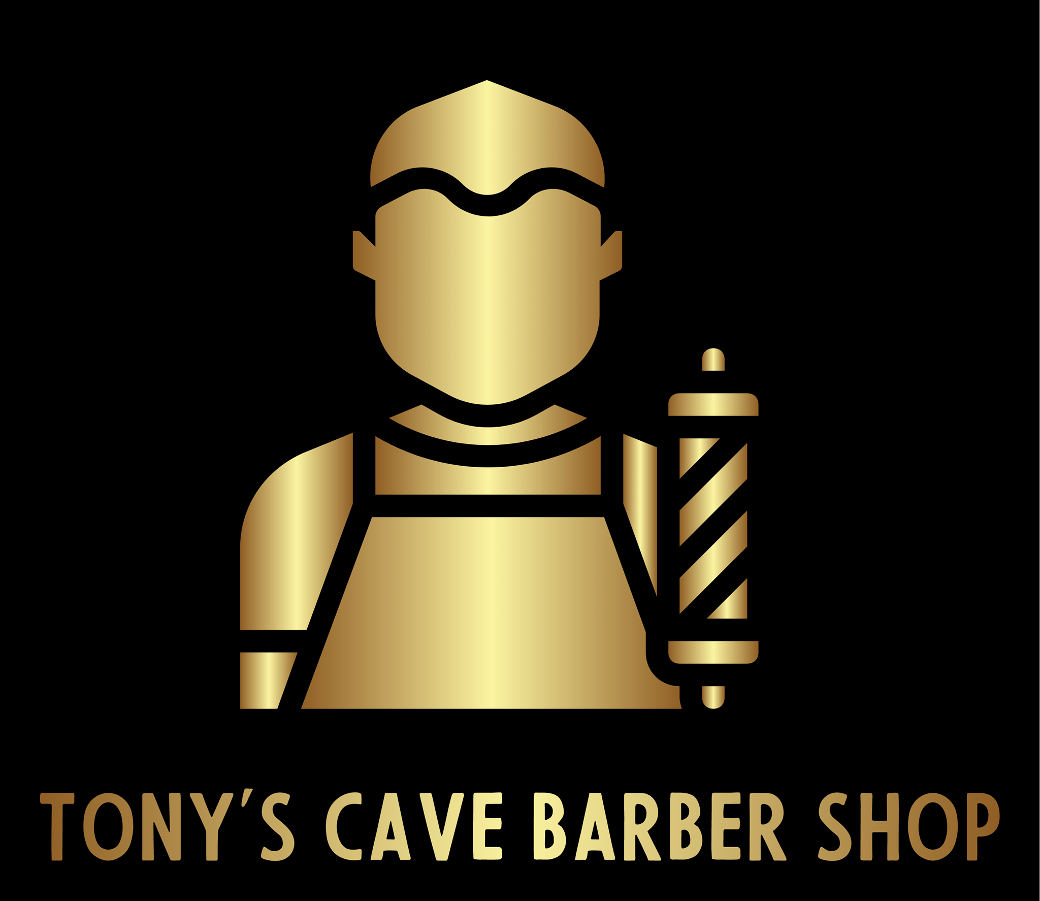 Tony's Cave Barber Shop logo