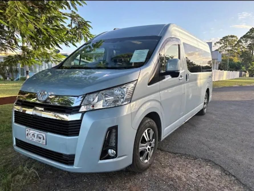 Maxi taxi van parked outdoors, part of the Maxi Taxi and Wheelchair Cabs Perth fleet