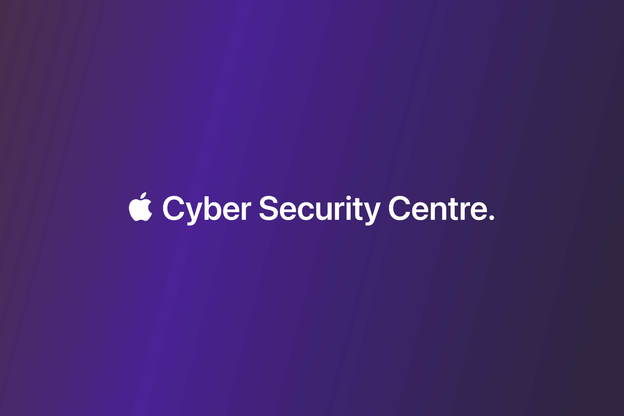 Cyber Security Centre hero image