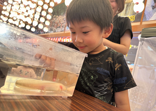 水族館エリアの様子