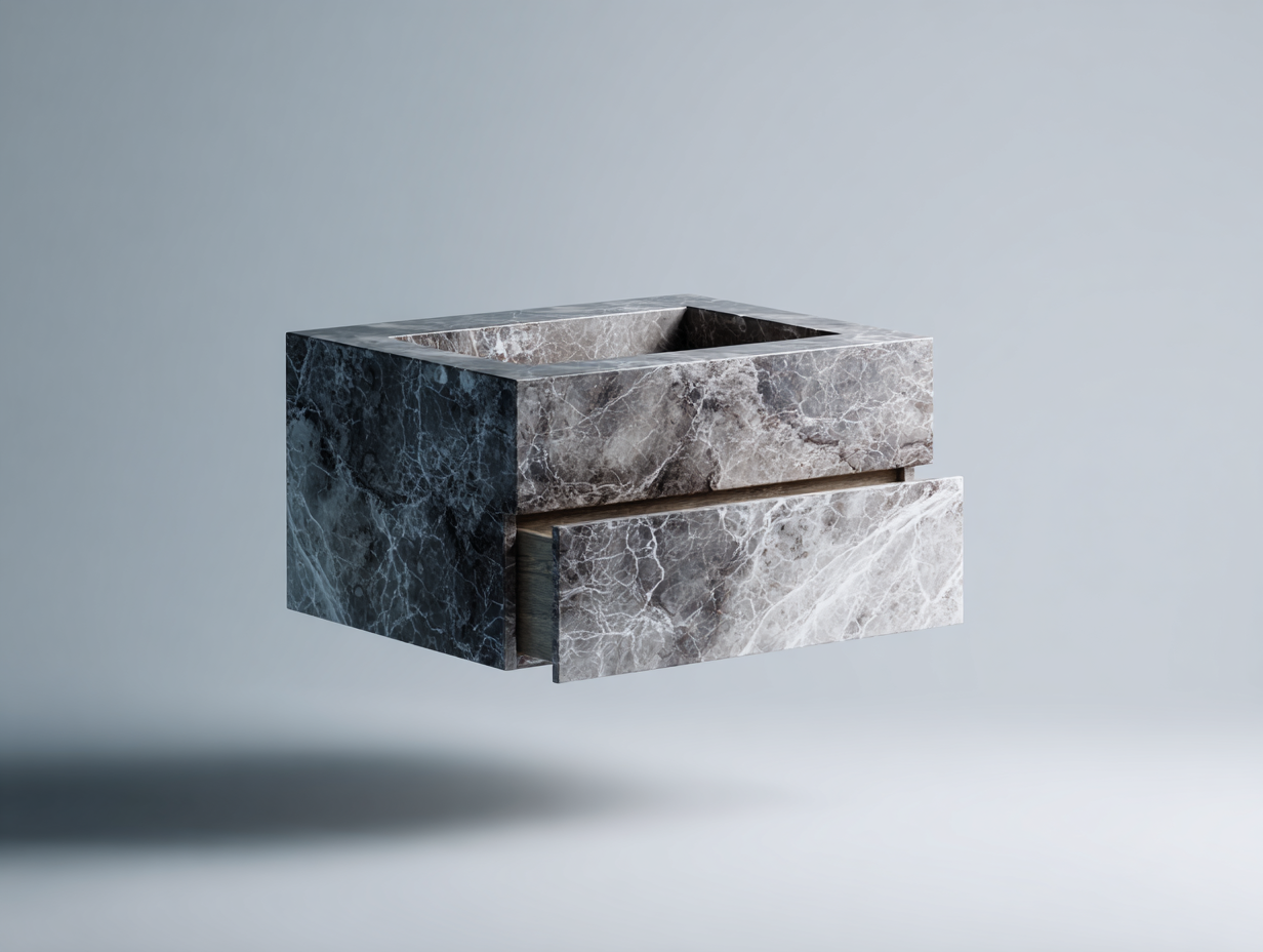 Grey Marble Vanity
