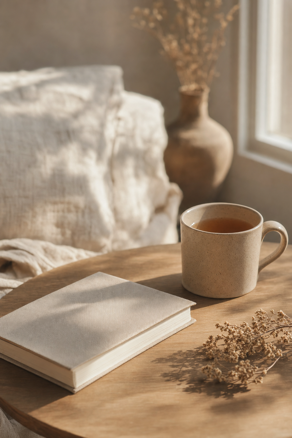 Soft natural light — daily mood tracking