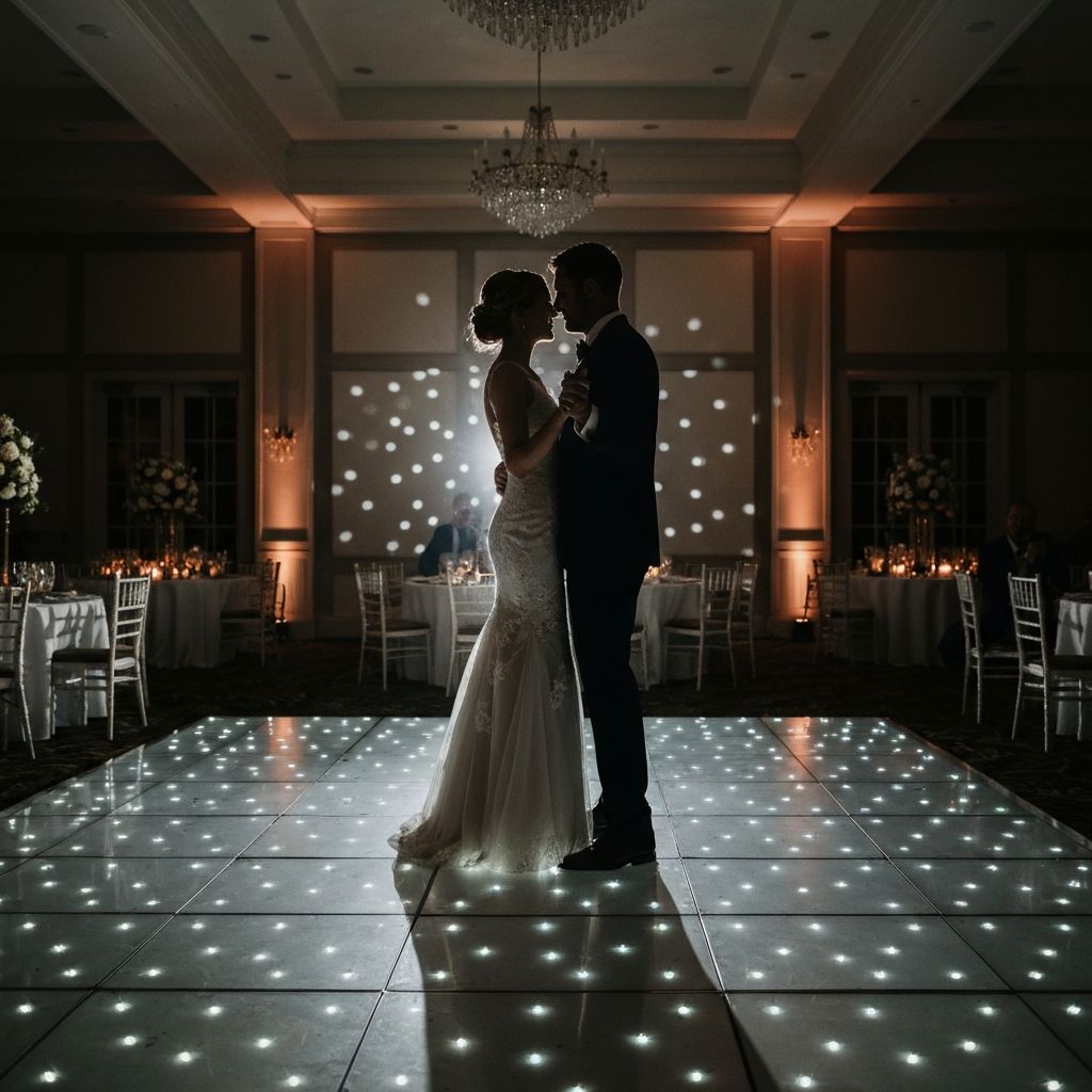 First dance starlight floor Hull wedding