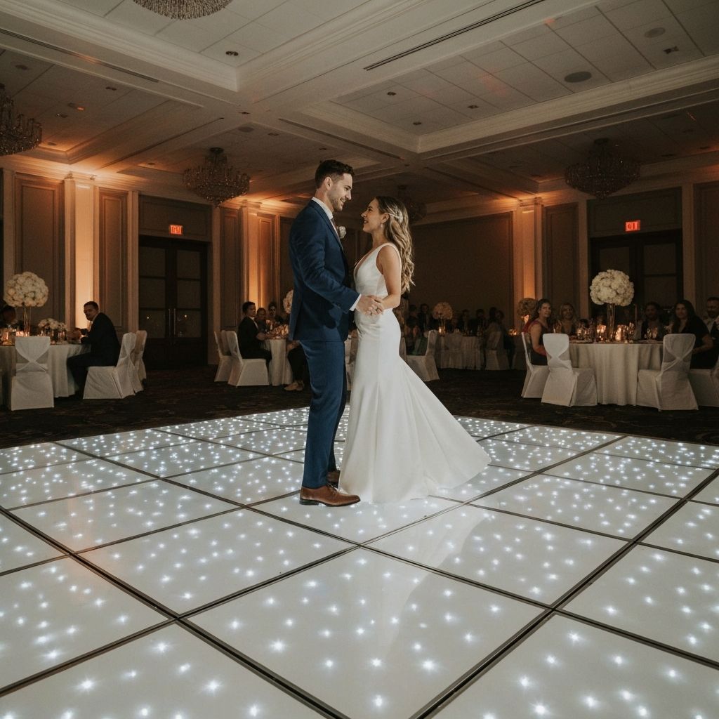 Starlight LED dance floor hire Hull
