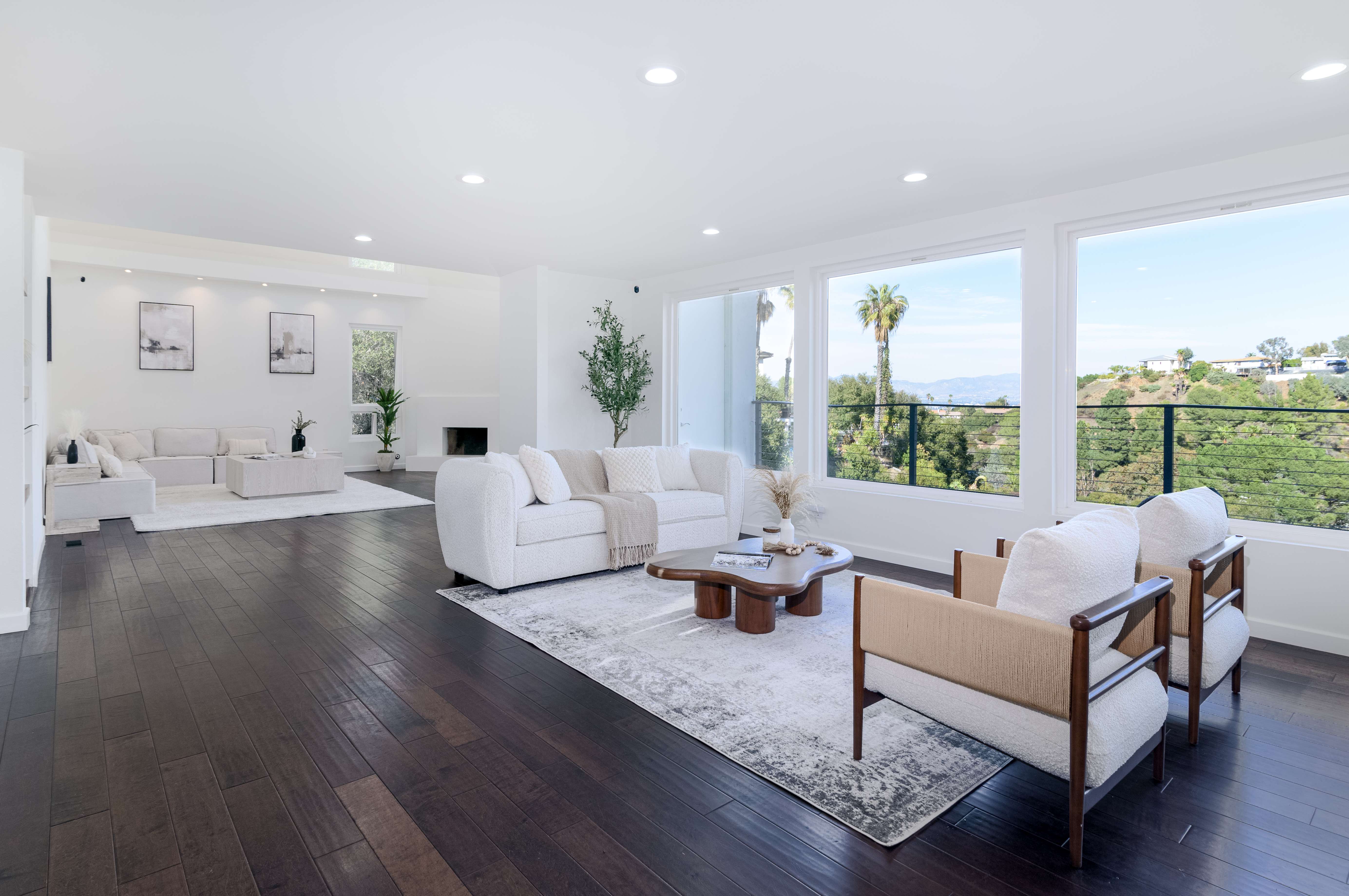 Luxury staged living room