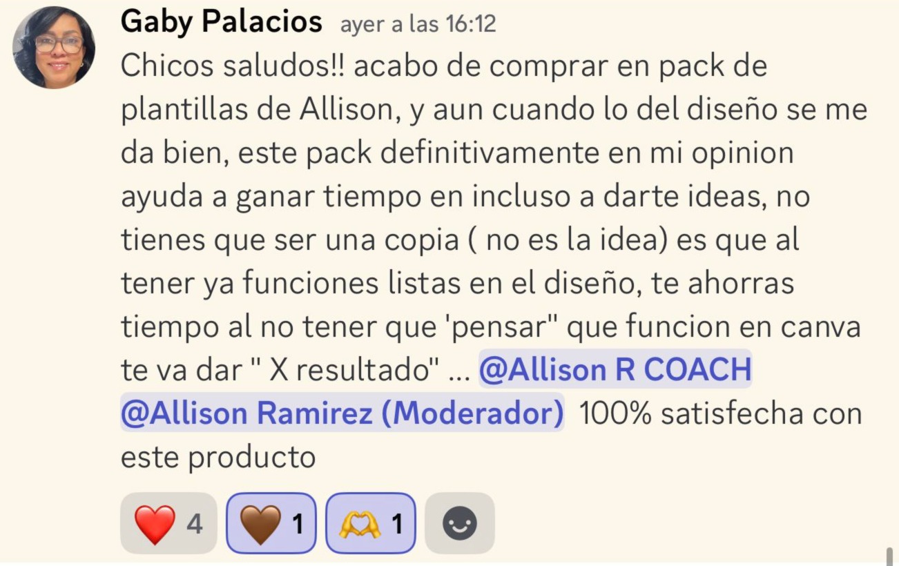 Testimonio de Gaby Palacios - 100% satisfecha