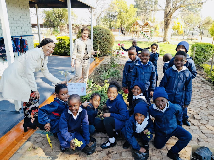 Students Gardening