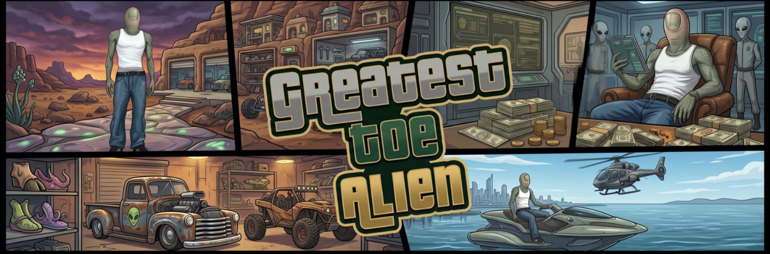 Greatest Toe Alien banner