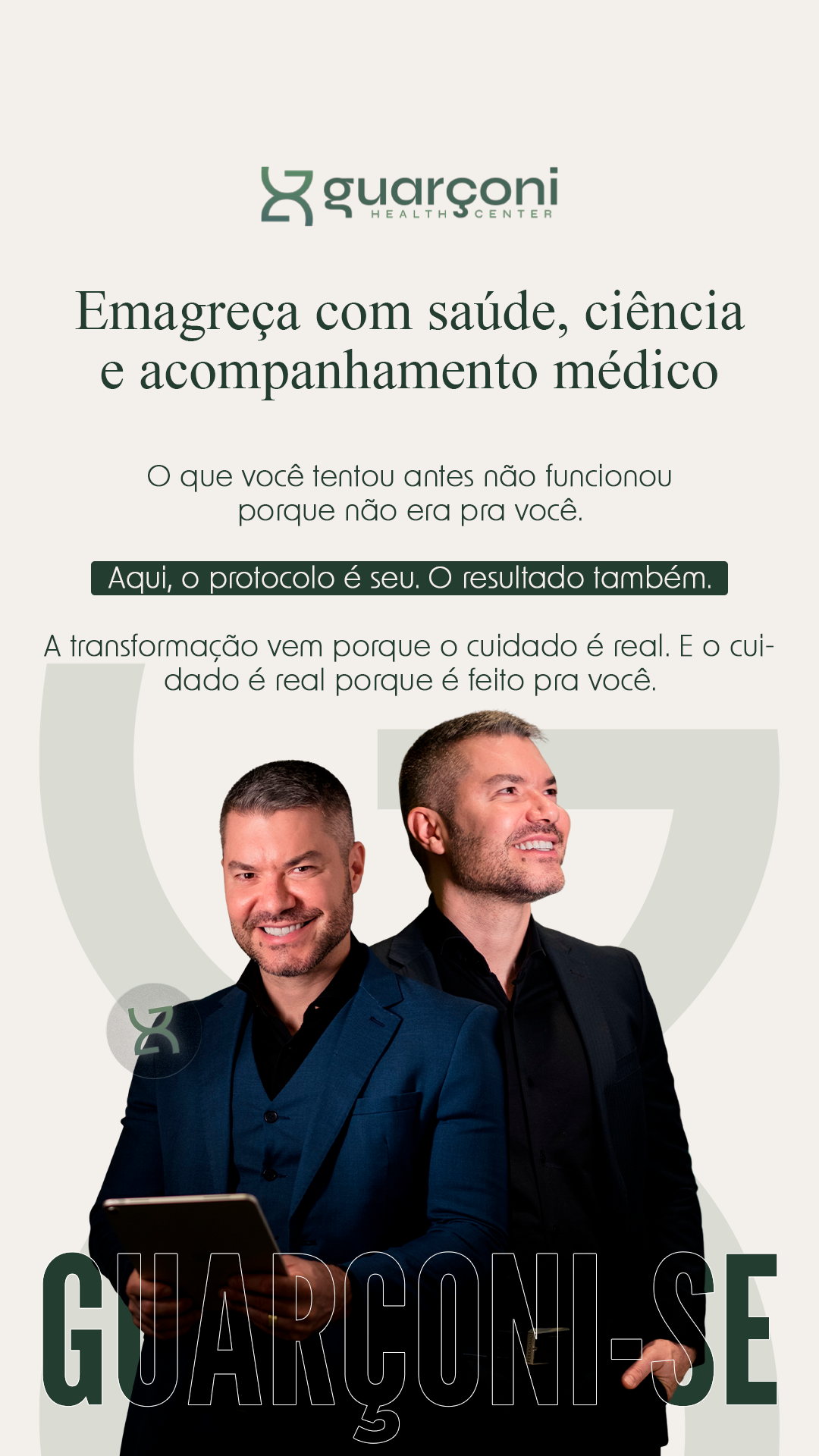 Guarçoni Health Center - Emagreça com saúde, ciência e acompanhamento médico