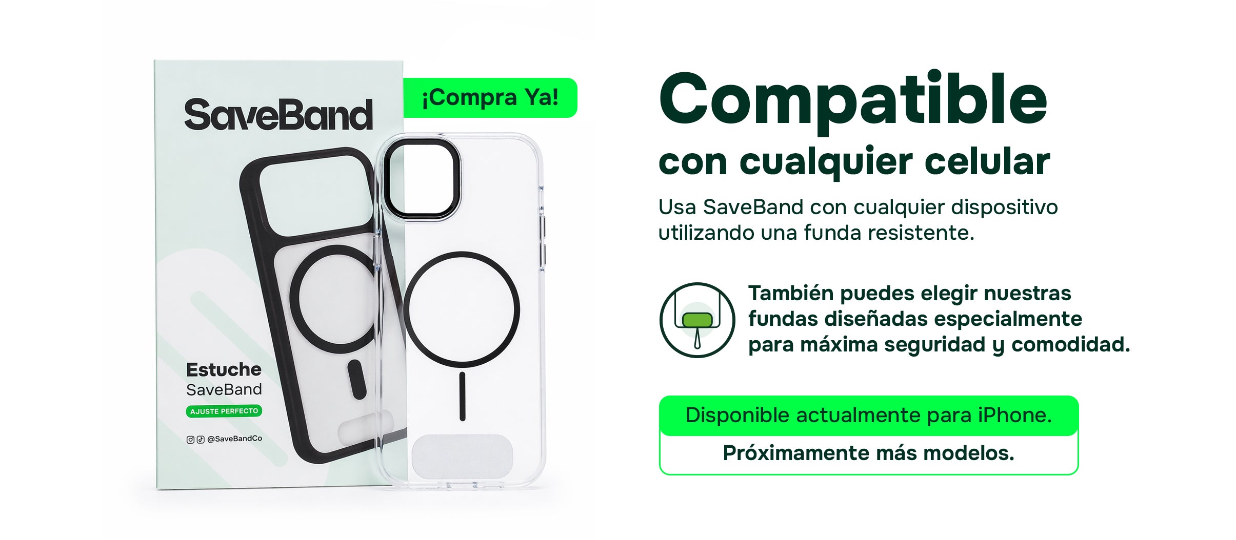 Estuche SaveBand compatible