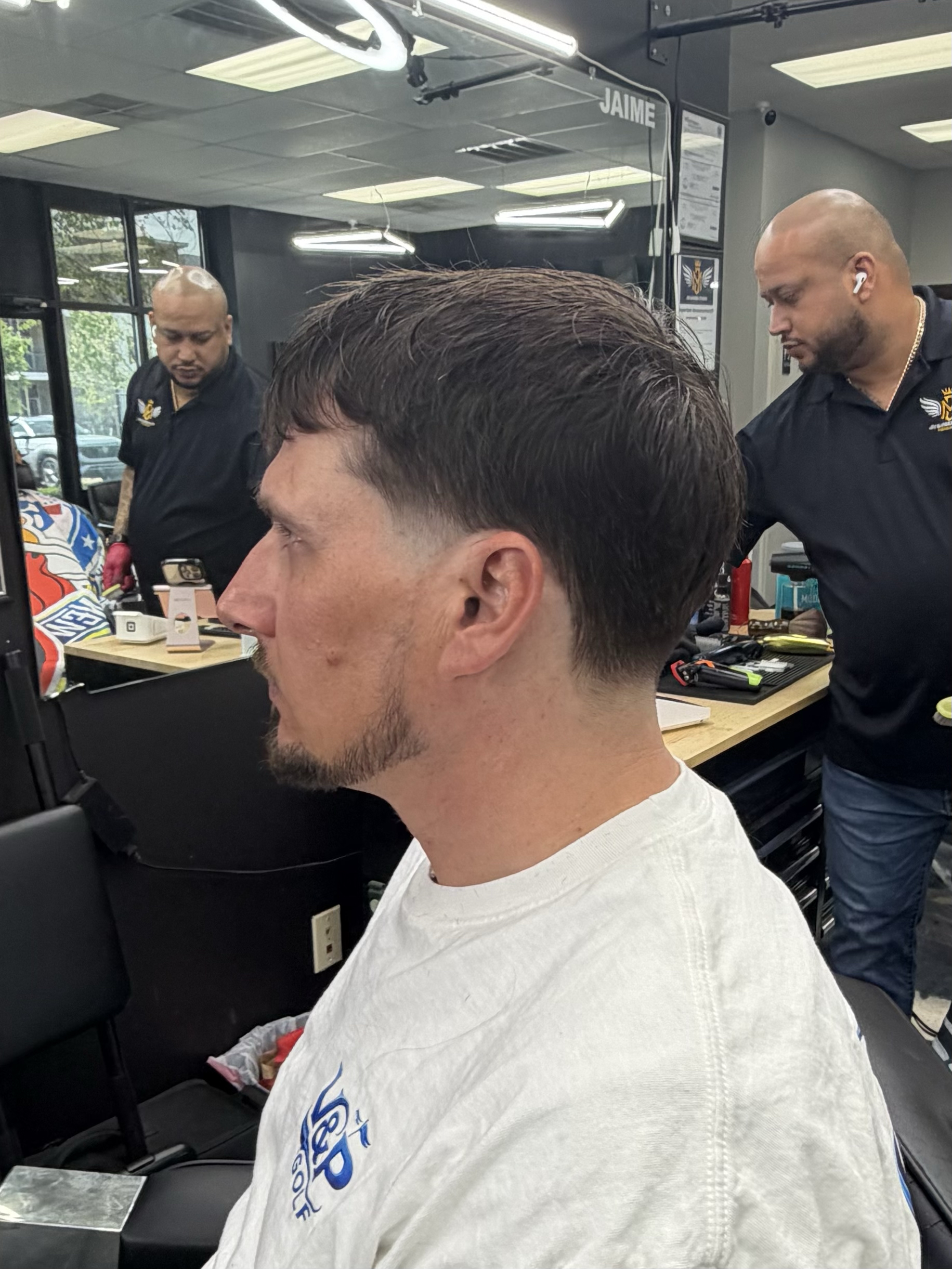 Classic textured haircut