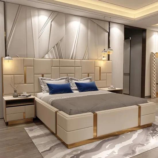 Grand Luxe Upholstered Bed