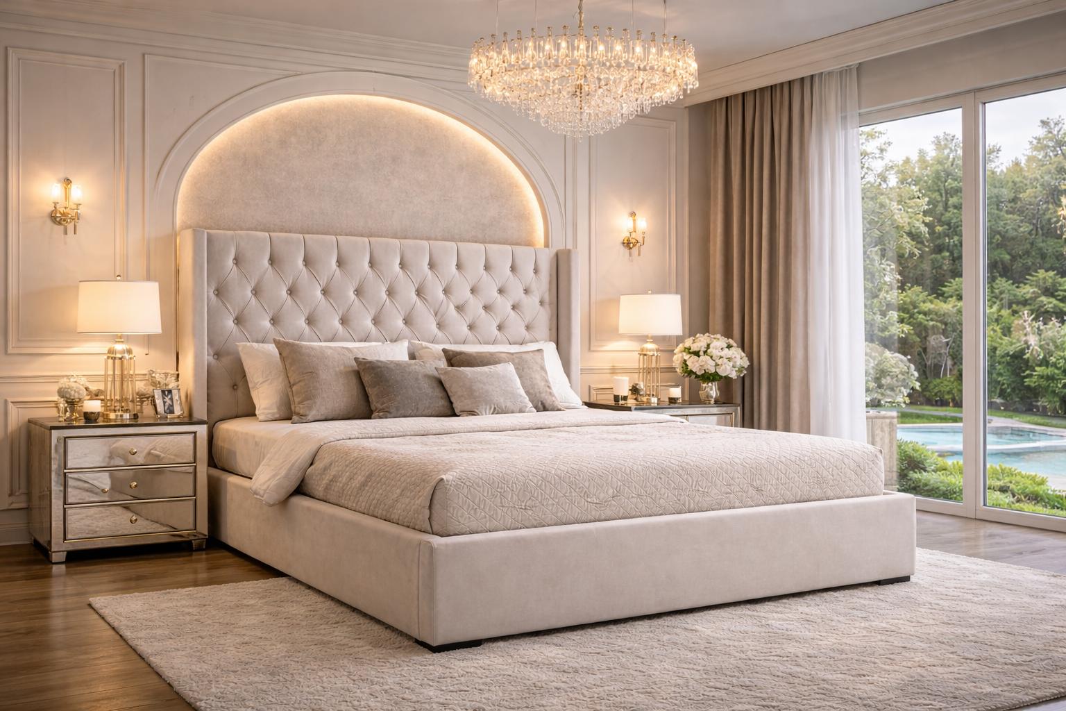 Parisian Tufted Bed