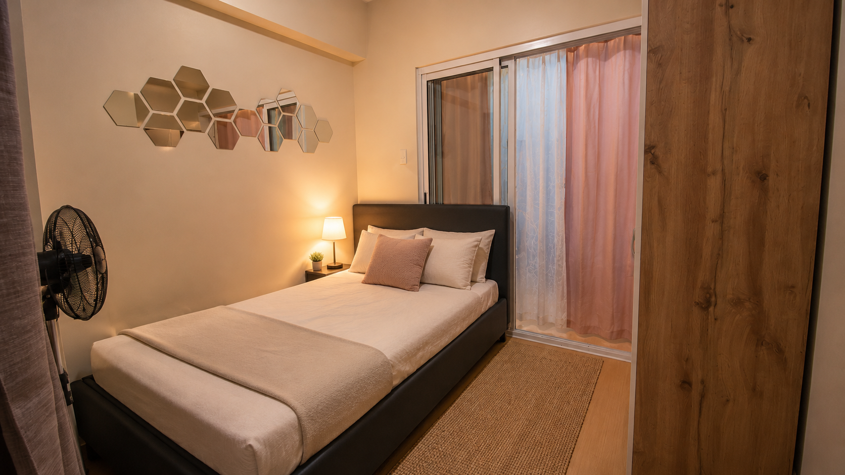 Master bedroom with premium furnishings