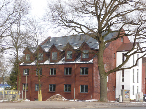 Gebäude Seitenansicht