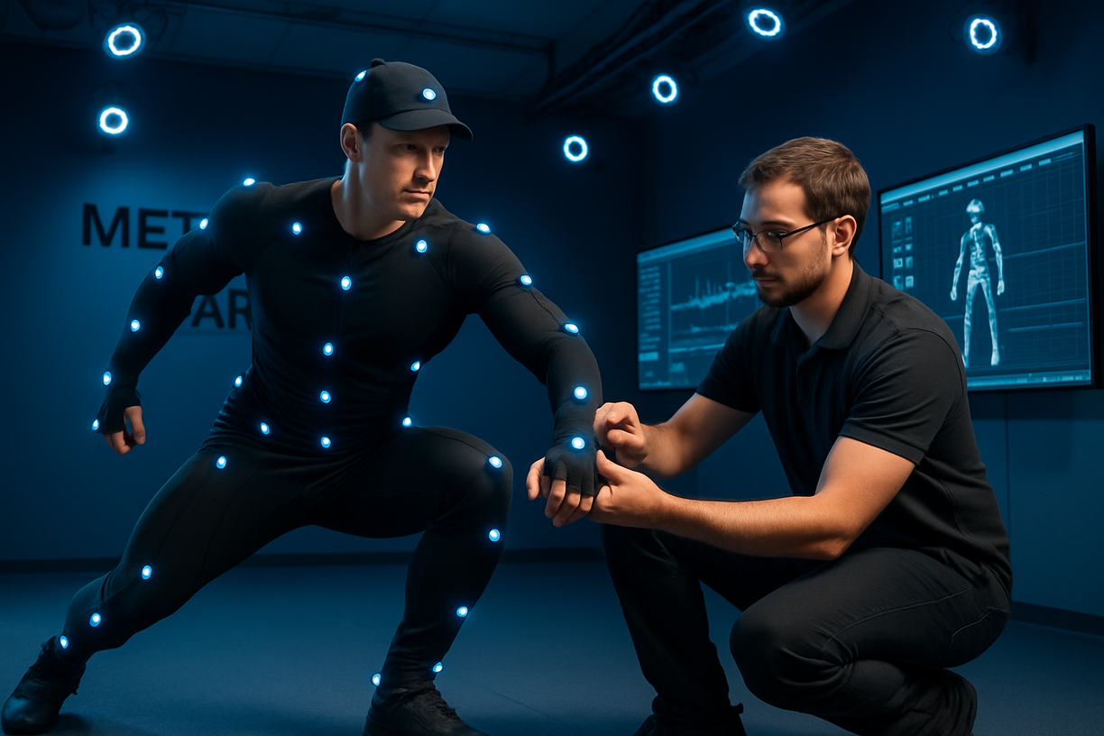 Full body motion capture tracking suit