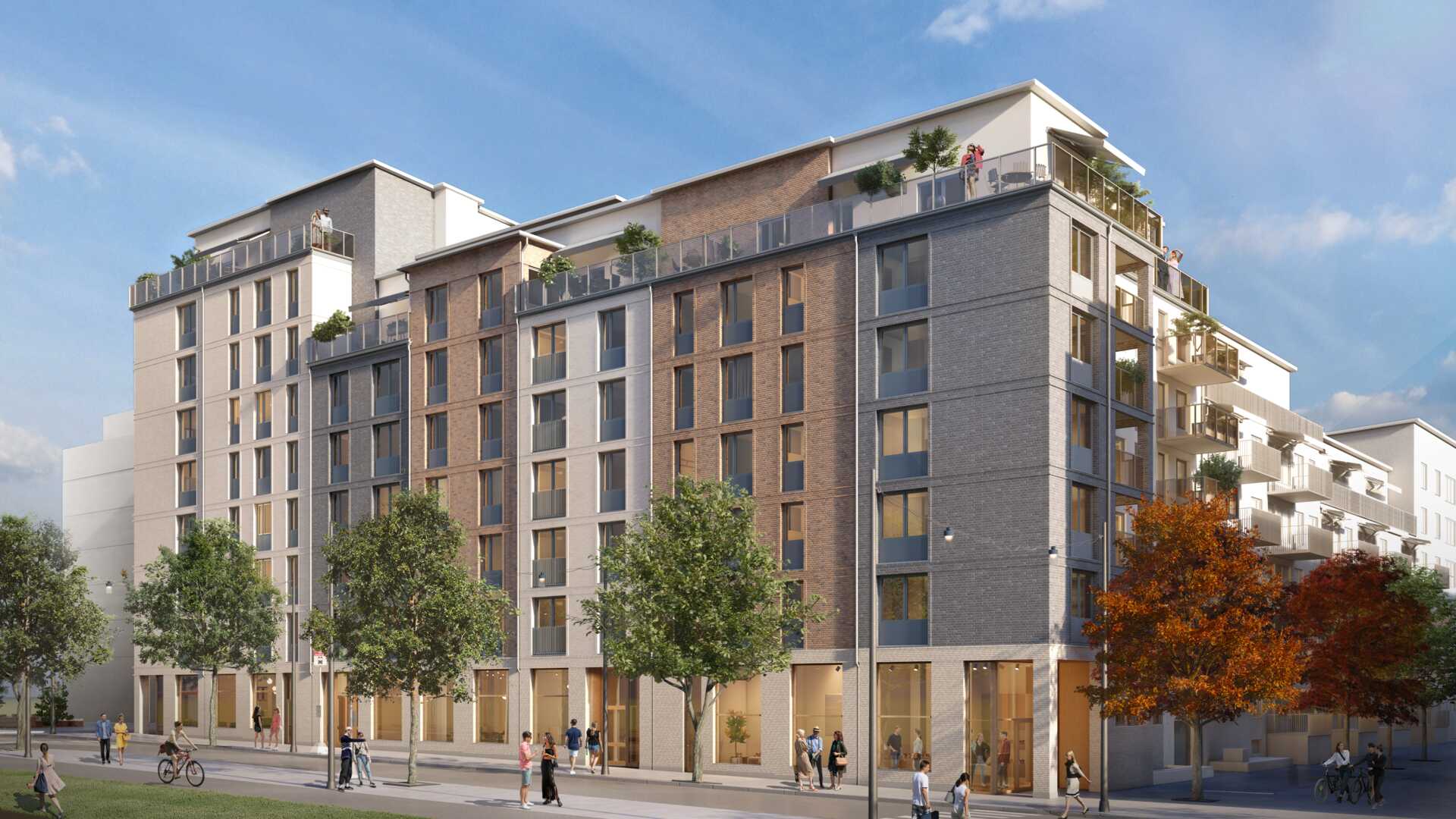 Projektbild: Riksbyggen Boulevarden & Bersån