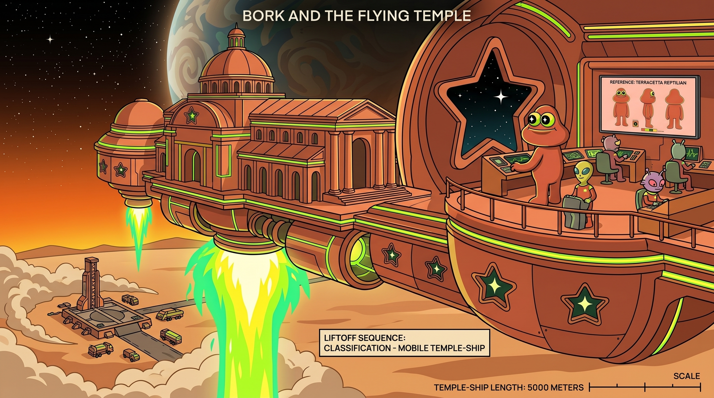 Bork and the Flying Temple
