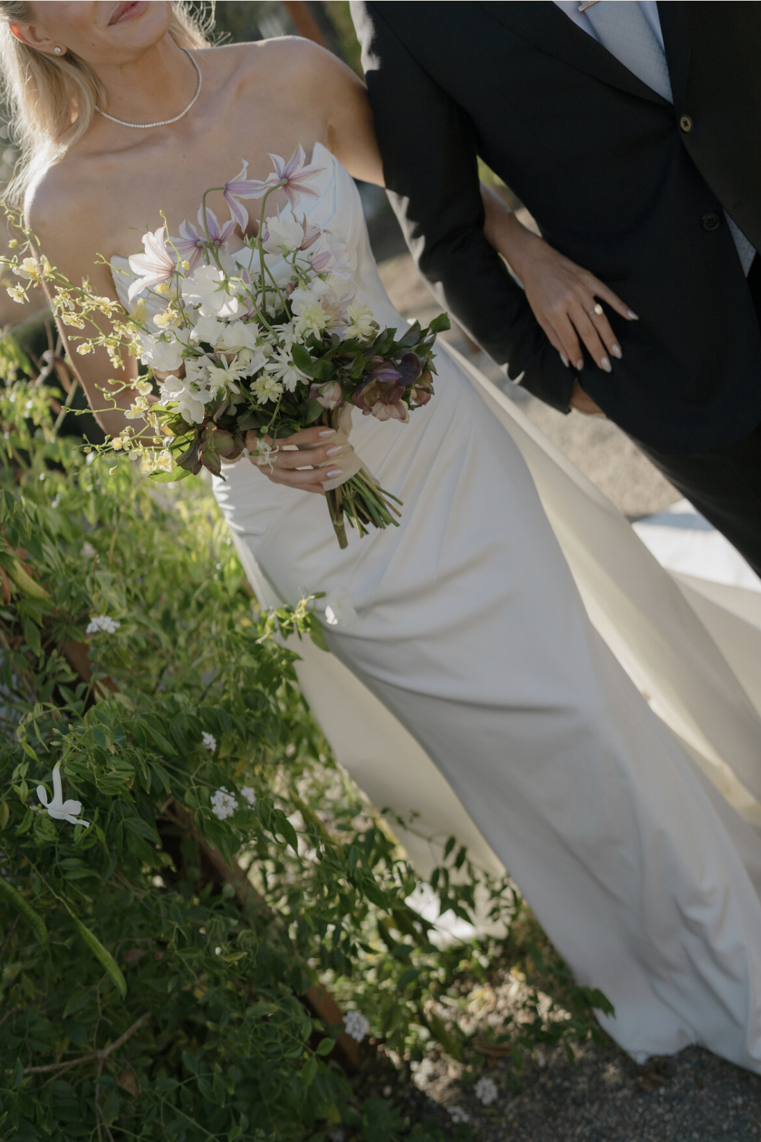 Bouquet with garden roses