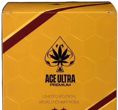Gold Ace Ultra Premium World Champions collector box with the brand logo and limited-edition packaging