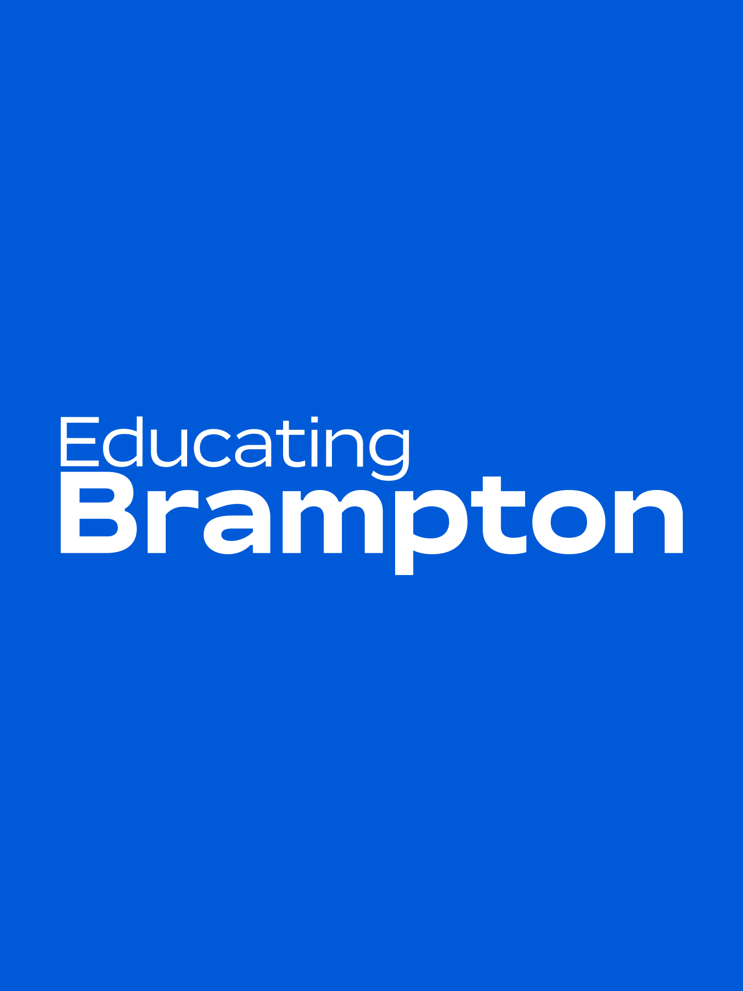 Educating Brampton