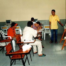 Schulungssituation im Computerraum
