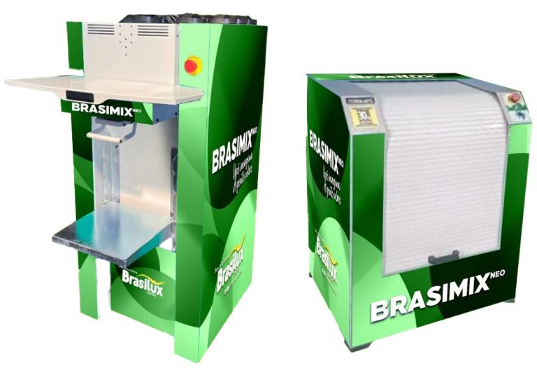 Maquinas Brasimix NEO - Vista frontal e lateral