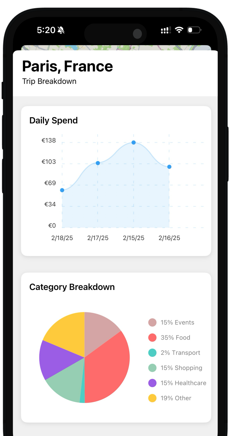 SpendAtlas App Screenshot