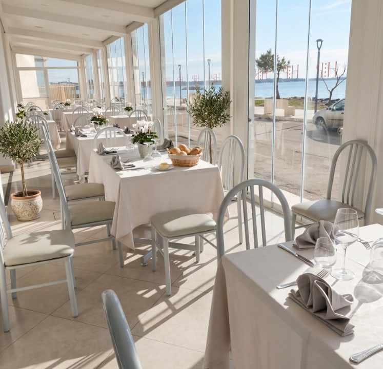 Breakfast buffet with local specialties at Hotel Paradise