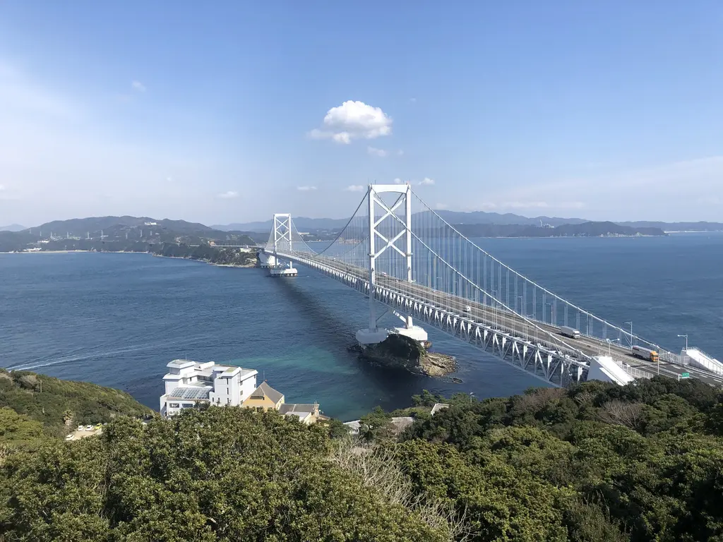 Beautiful Naruto Bridge over the Inland Sea