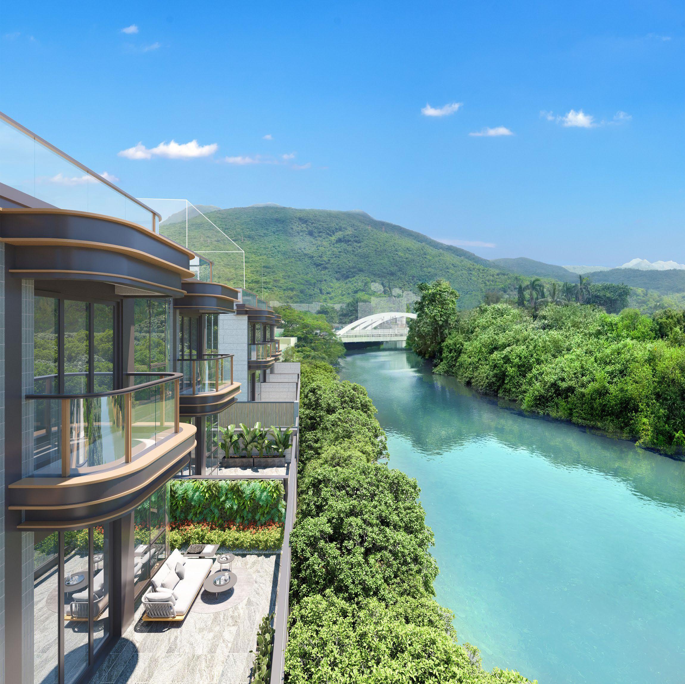 WHITESAND COVE 河景全景