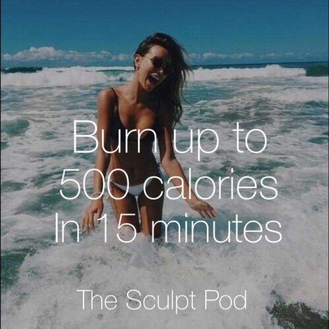 Sculpt Pod benefits - Burn 500 calories in 15 minutes