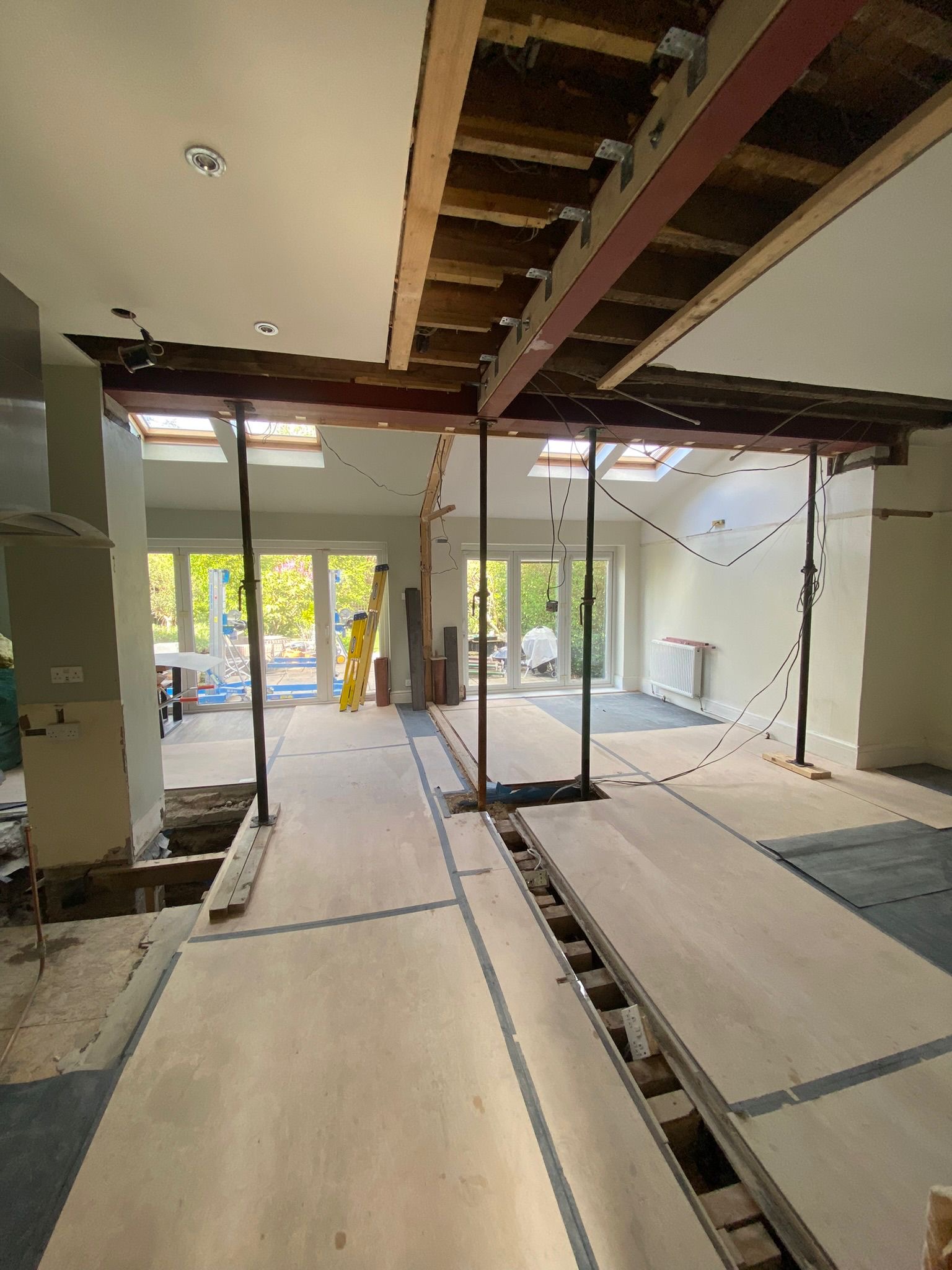 Living room structural opening project