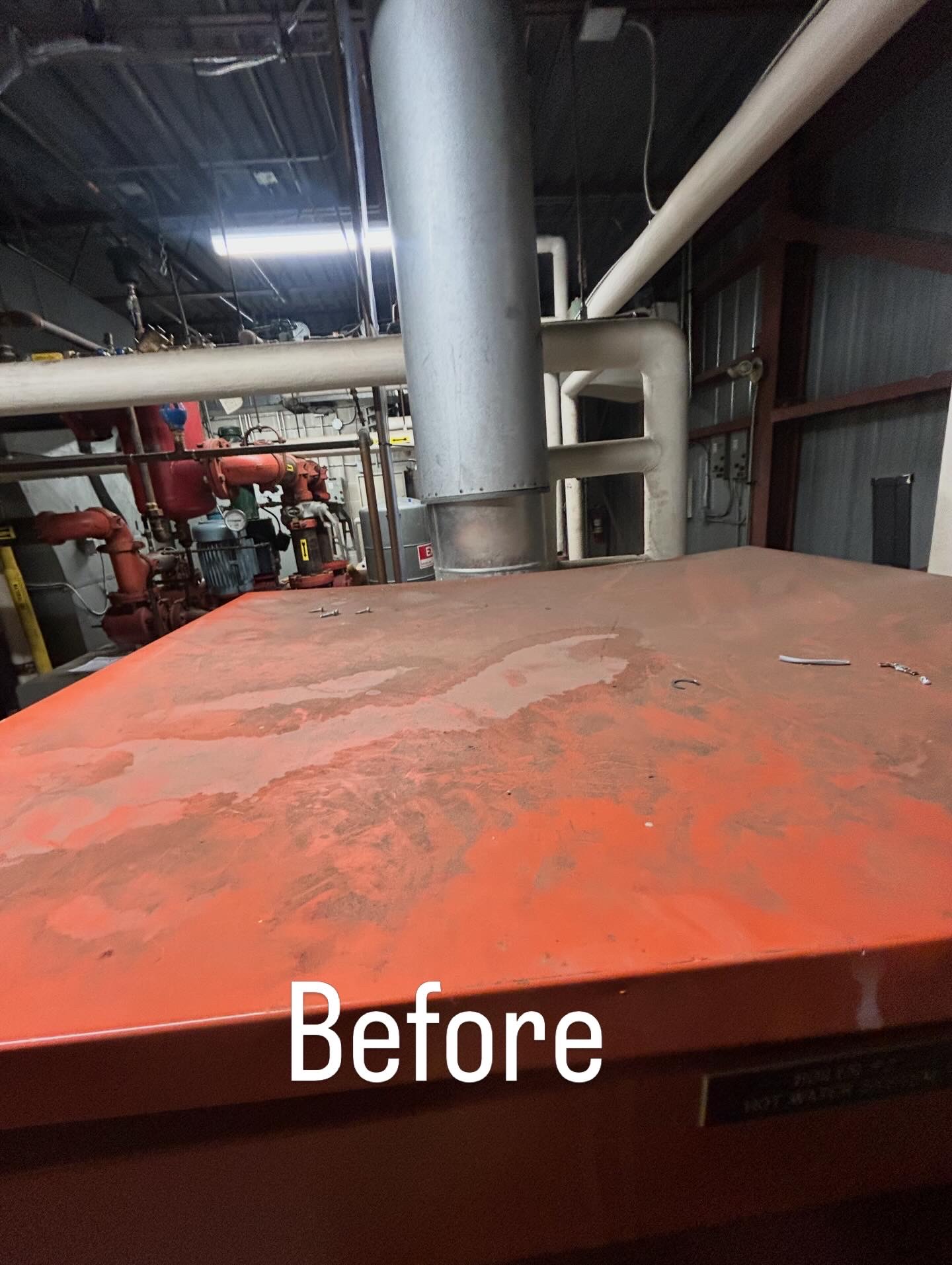 Industrial Equipment Cleaning before