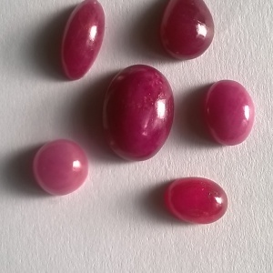 Ruby Cabochons