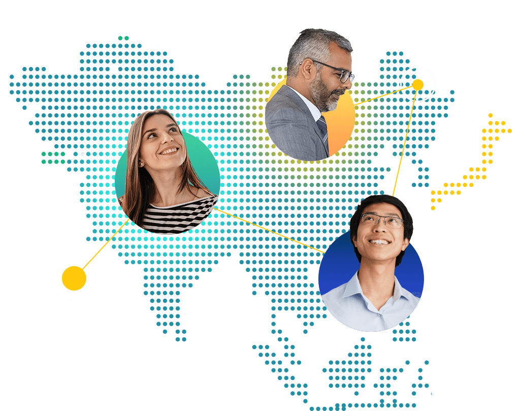 Callbox team members — agents on phones representing our story