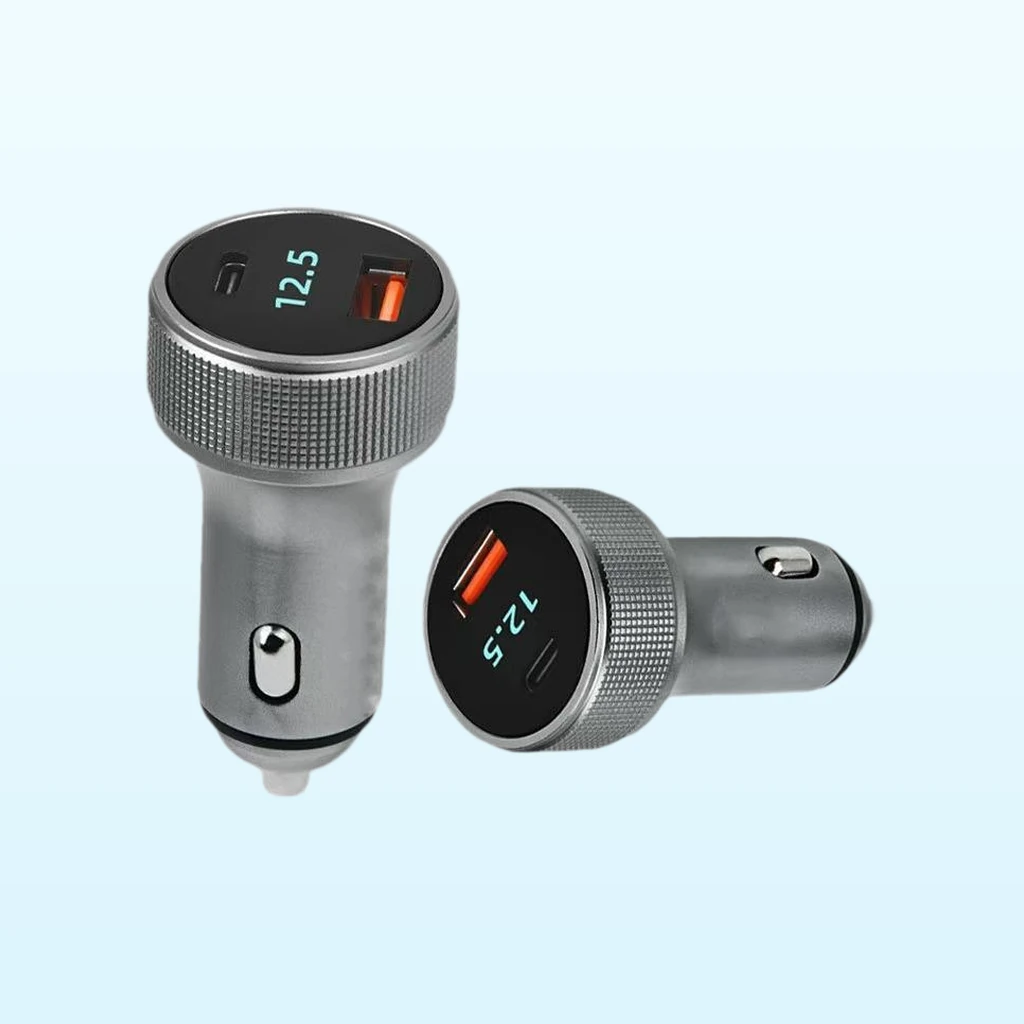 Wholesale 38W PD QC3.0 Digital Display Car Charger LR38AC-CAR-M05
