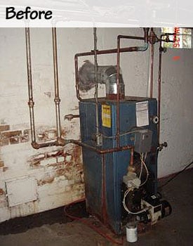 Before: Complete HVAC System Replacement