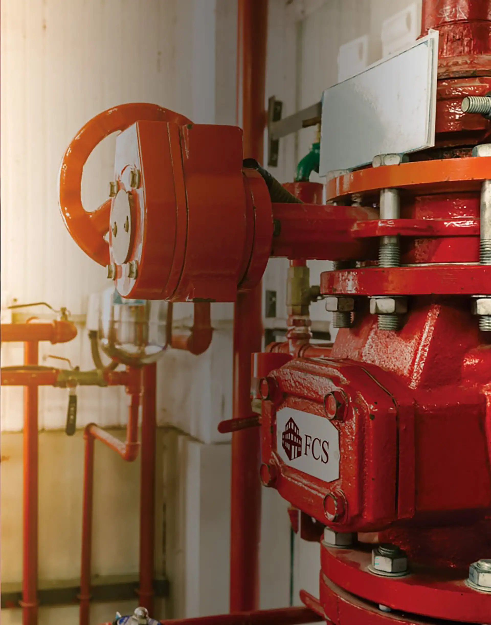 Red FCS fire protection pump equipment