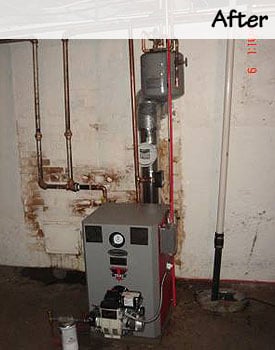 Before: Furnace System Replacement