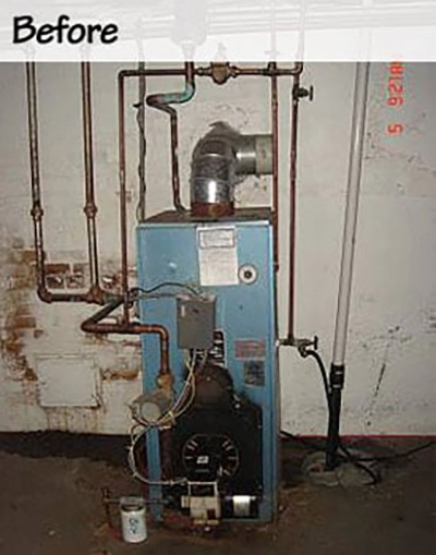 Before: Boiler Replacement