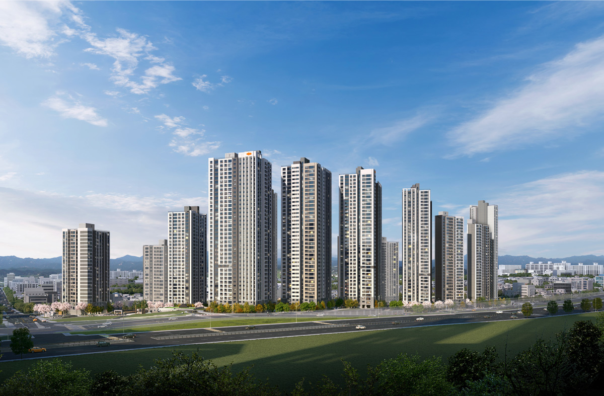 e편한세상 부천 어반스퀘어 투시도 (주간)
