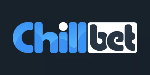 Logotipo oficial de ChillBet casino en línea, diseño moderno con letras blancas sobre fondo azul marino