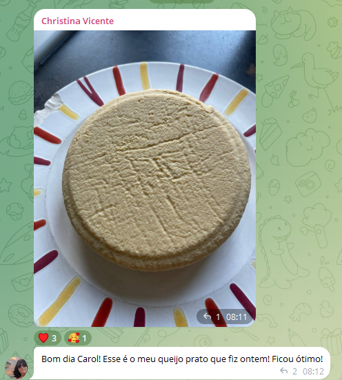 Resultado Christina Vicente - Queijo prato